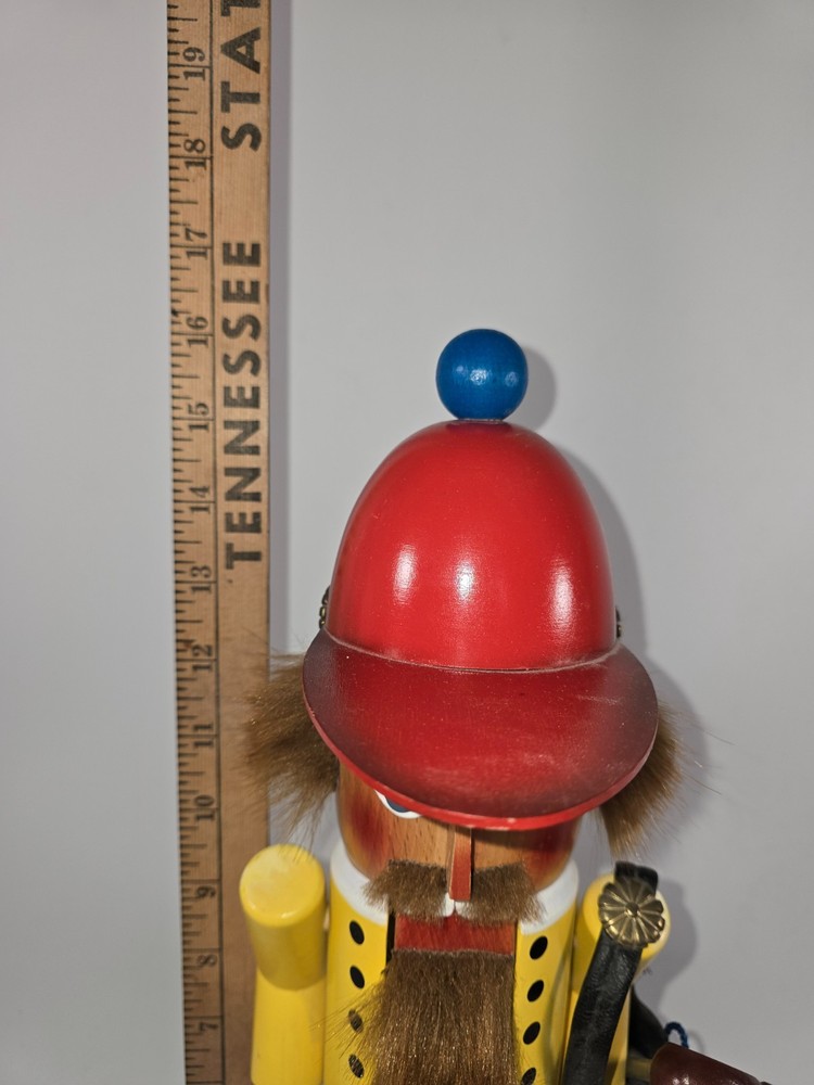 Steinbach 17" Chubby Golfer Nutcracker Volkskunst West Germany Handcrafted