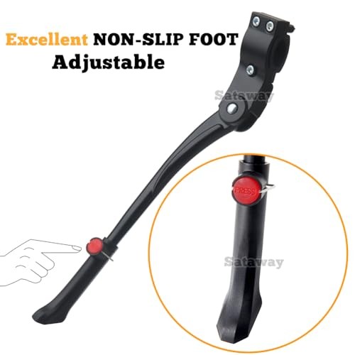 Adjustable Bicycle Kickstand for 24"-28" Rear Side Mount