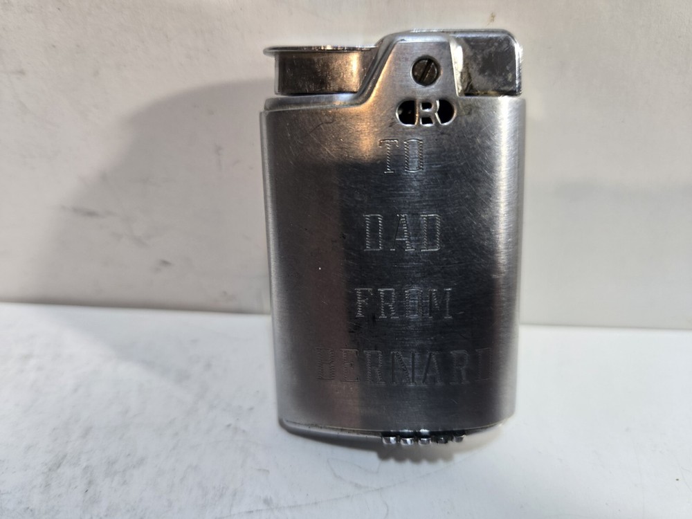 Vintage Working Ronson Capri 1956 Lighter Silver 1640/26
