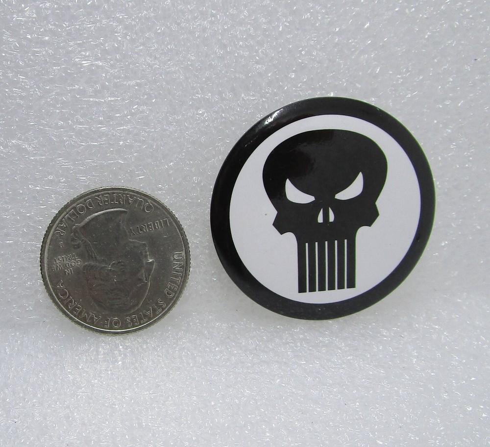 Marvel Punisher Button Pin