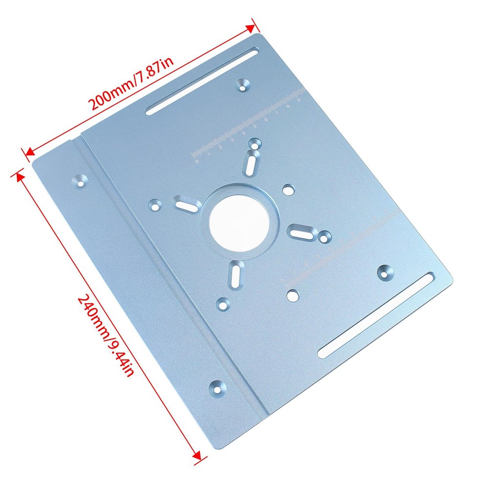 Router Table Insert PlateAluminum Router Insert Plate Small Router Base Plate...