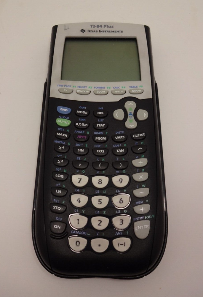 Texas Instruments TI-84 Plus Graphing Calculator - Black - Tested & Works