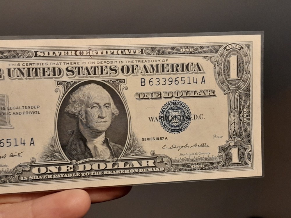 1957 A $1 Silver Certificate Uncirculated