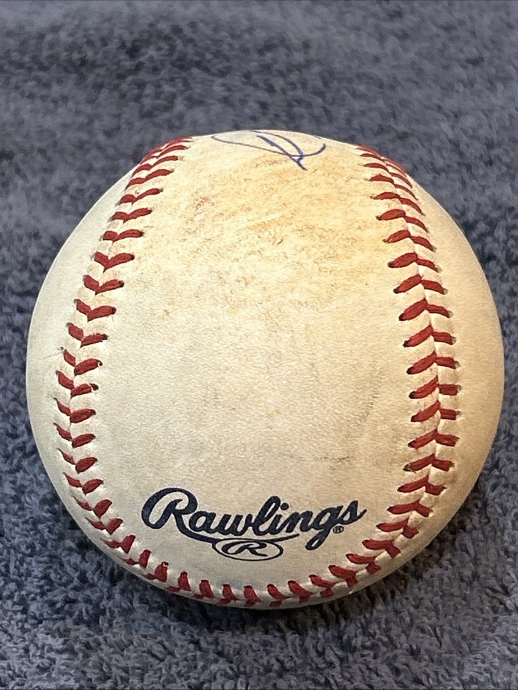 tate dillon signed baseball autograph ball auto D