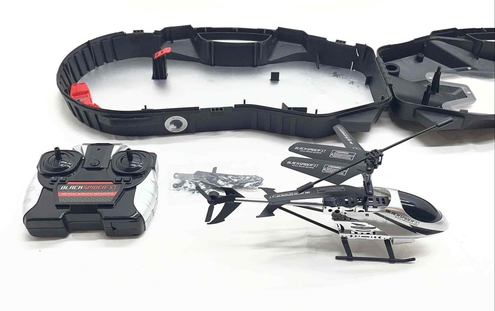 Black Spider-XT Tactical Wireless Helicopter With Remote Controller Not Tested