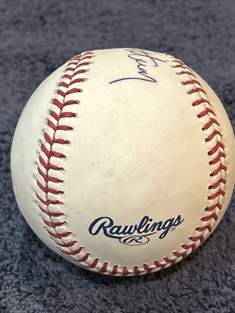 gil patterson signed baseball autograph ball auto y