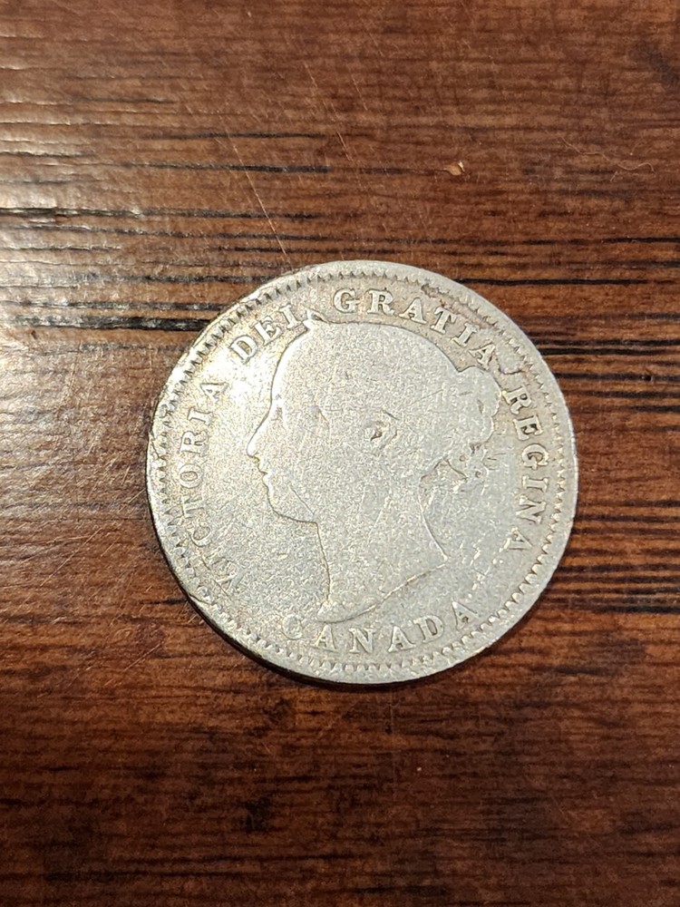 1888 Canada 10 Cents Silver Coin
