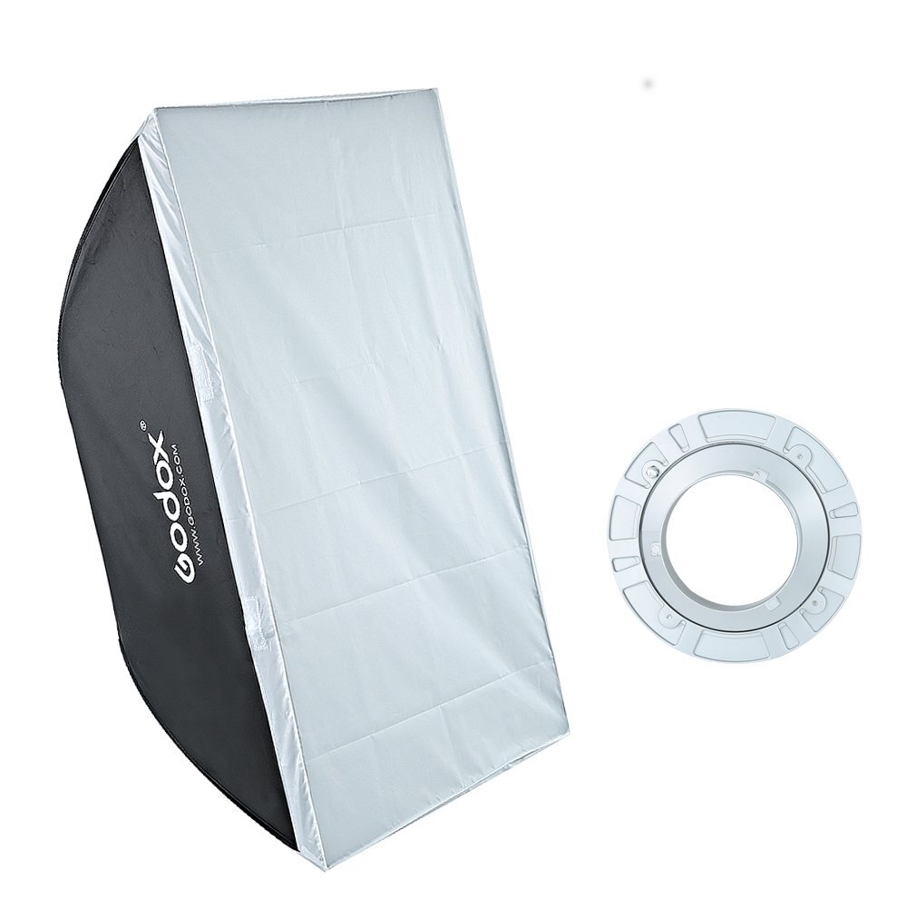 US 2*Godox 24"x35" 60x90cm Softbox Bowens Diffuser For Studio Flash Monolight