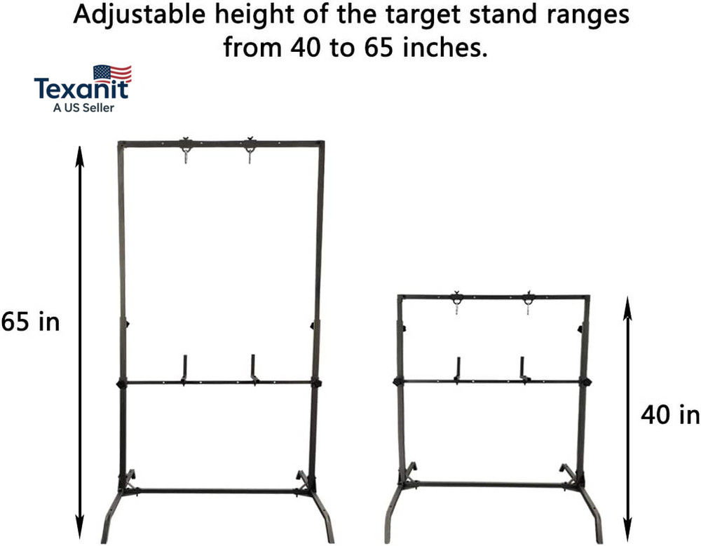 Archery Target Stand for Bag Targets Block Cube Foam - Larger Range - Multi-Func
