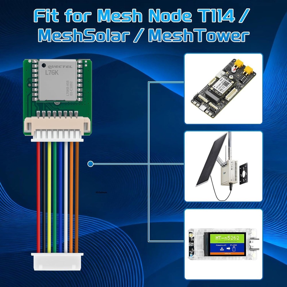 L76K GNSS GPS Module for ESP32 LoRa V4 Mesh Node T114, Antenna Tracker Receiver