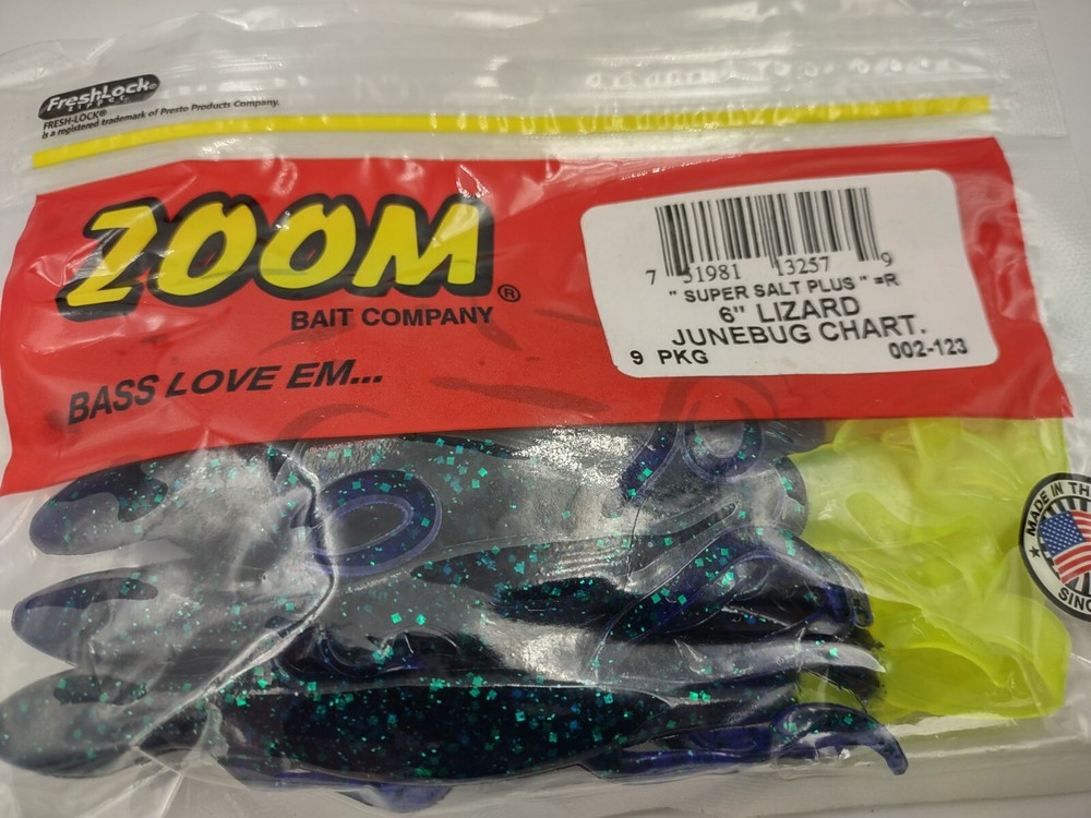 Zoom 6" Lizard 9pk