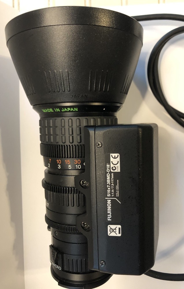 Fujinon S16x7.3BMD 16x Remote Control Lens