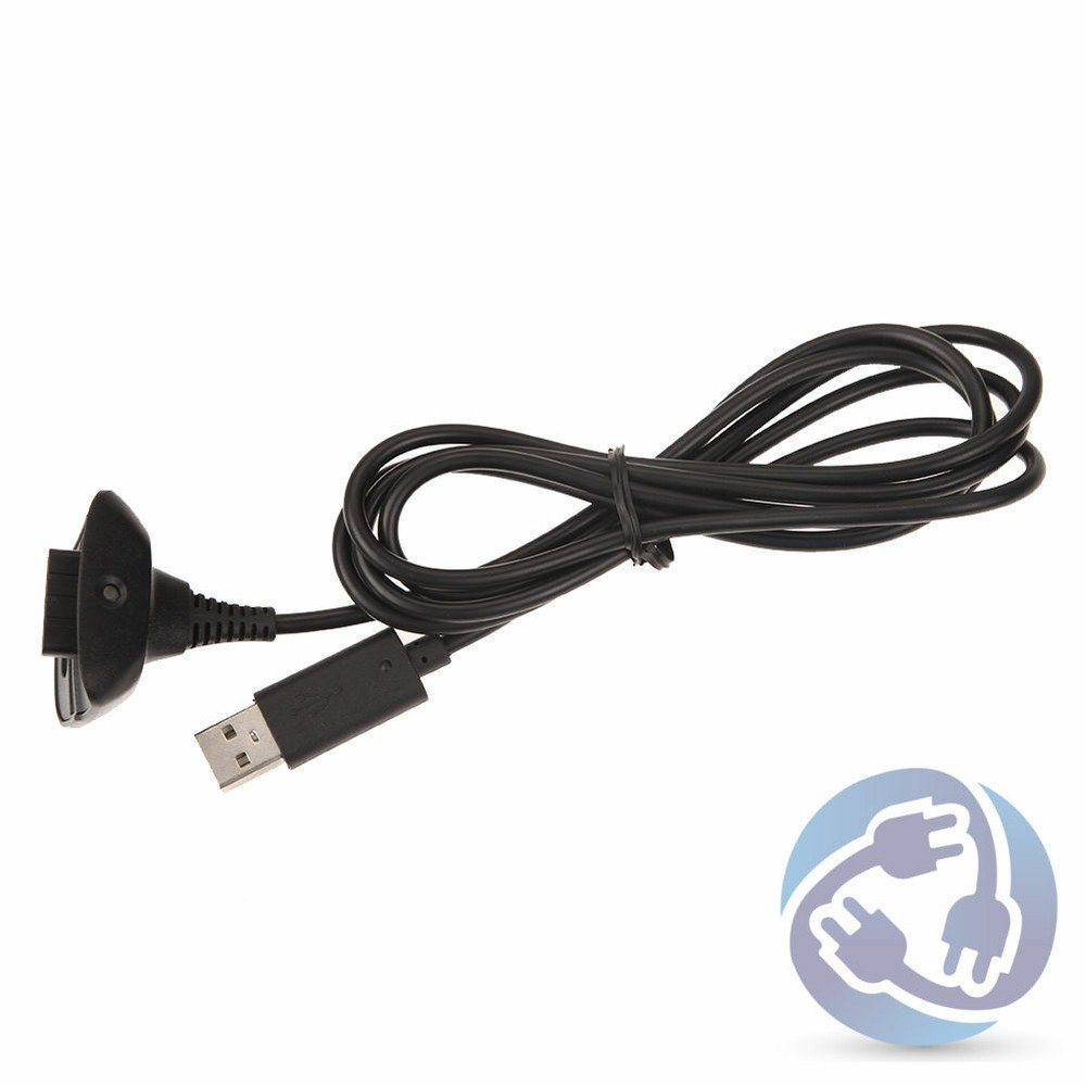 10X Black USB Play N Charging Cable Cord for Xbox 360 Wireless Controller
