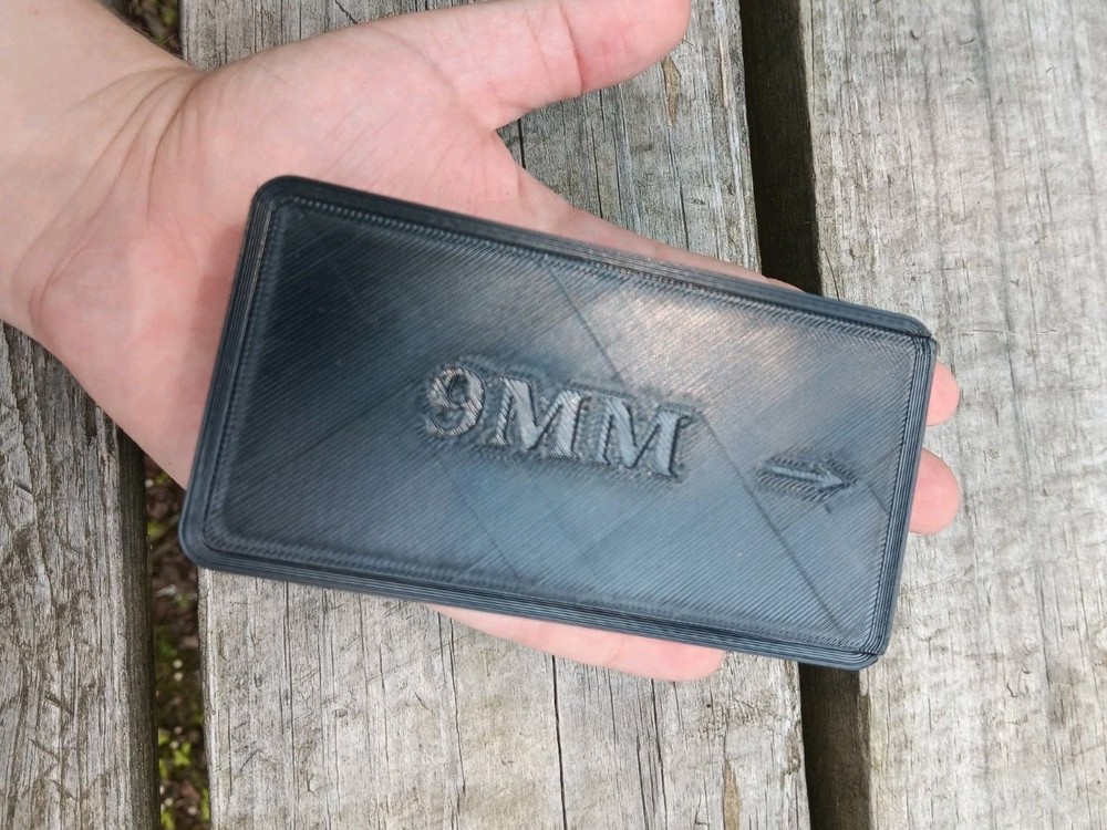 Stackable 9mm Ammo Storage Case - Holds 50 Rounds