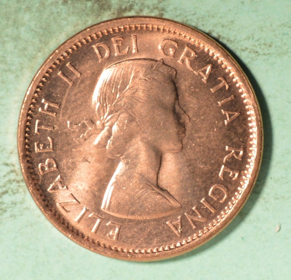 1957 - HANGING 7 - Canada Penny - INV#d-458