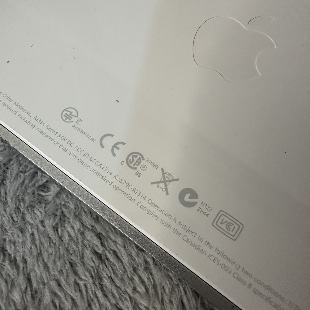Apple A1314 & A1296 Wireless Keyboard and Mouse Combo Set Mac - Tested