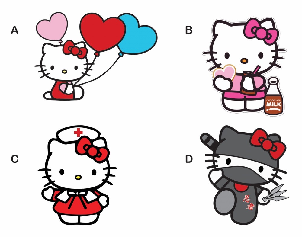 Hello Kitty Assorted Decals