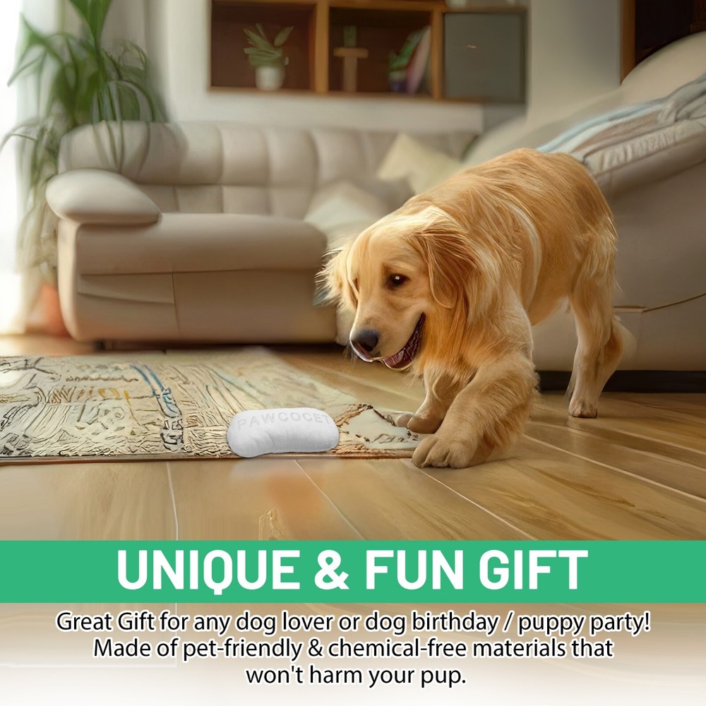 Pill Parody Plush Dog Toy