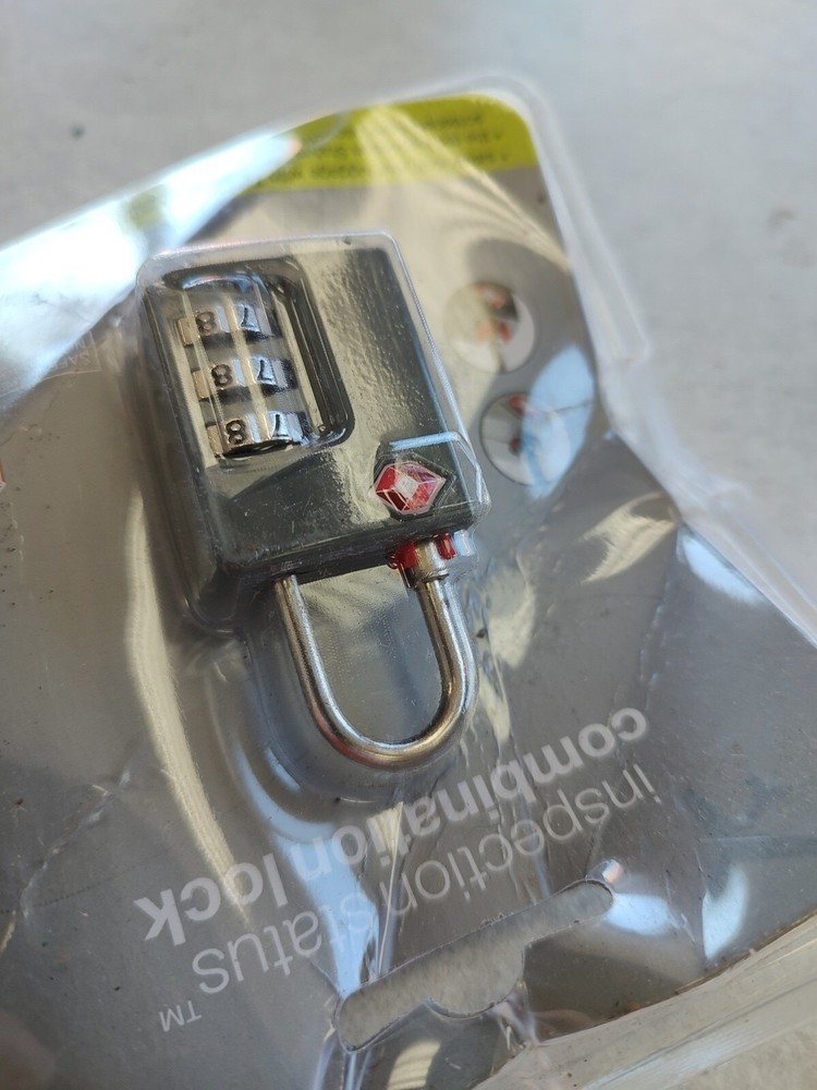 CVS TSA Inspection Status Combination Lock