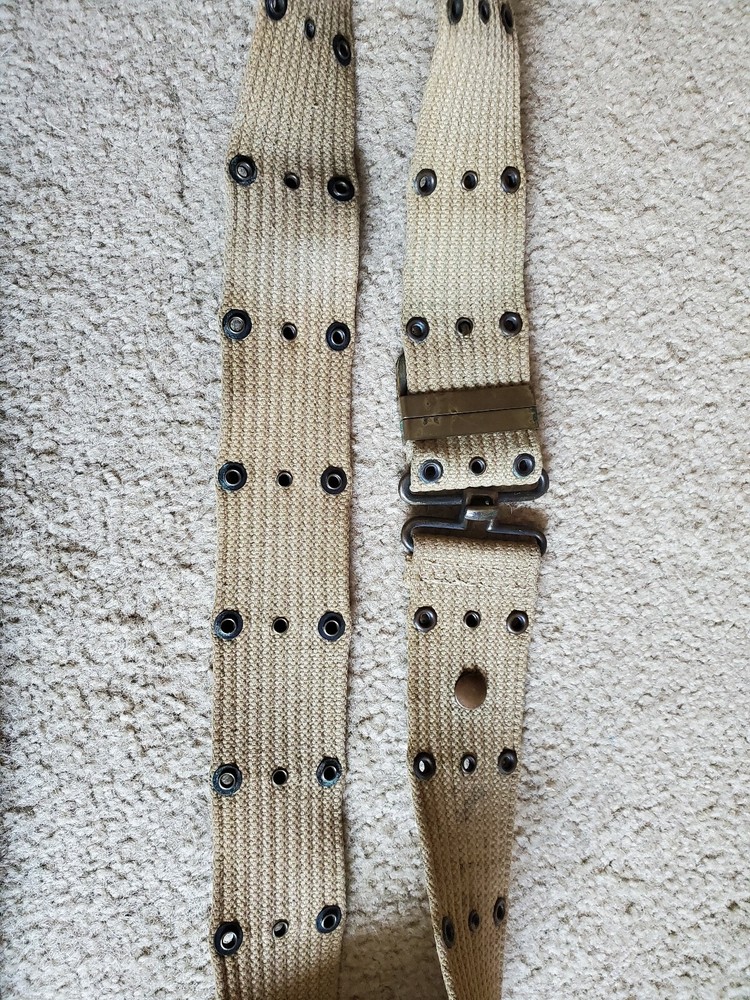 Military Or Hunting Basic Utility Belt Tan Adjustable