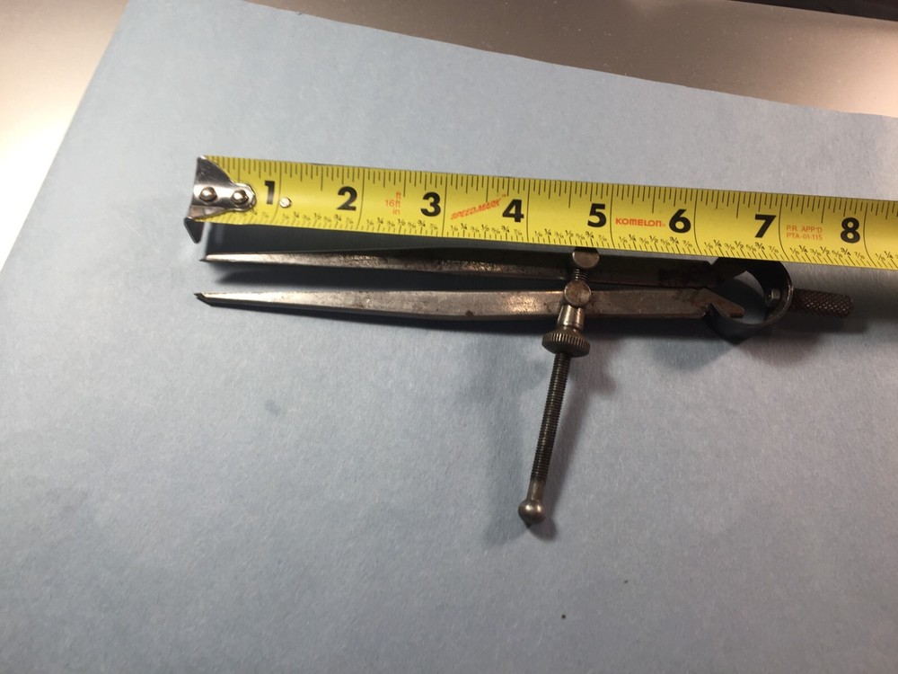 8" Flat Leg Spring Divider / Machinist Tool
