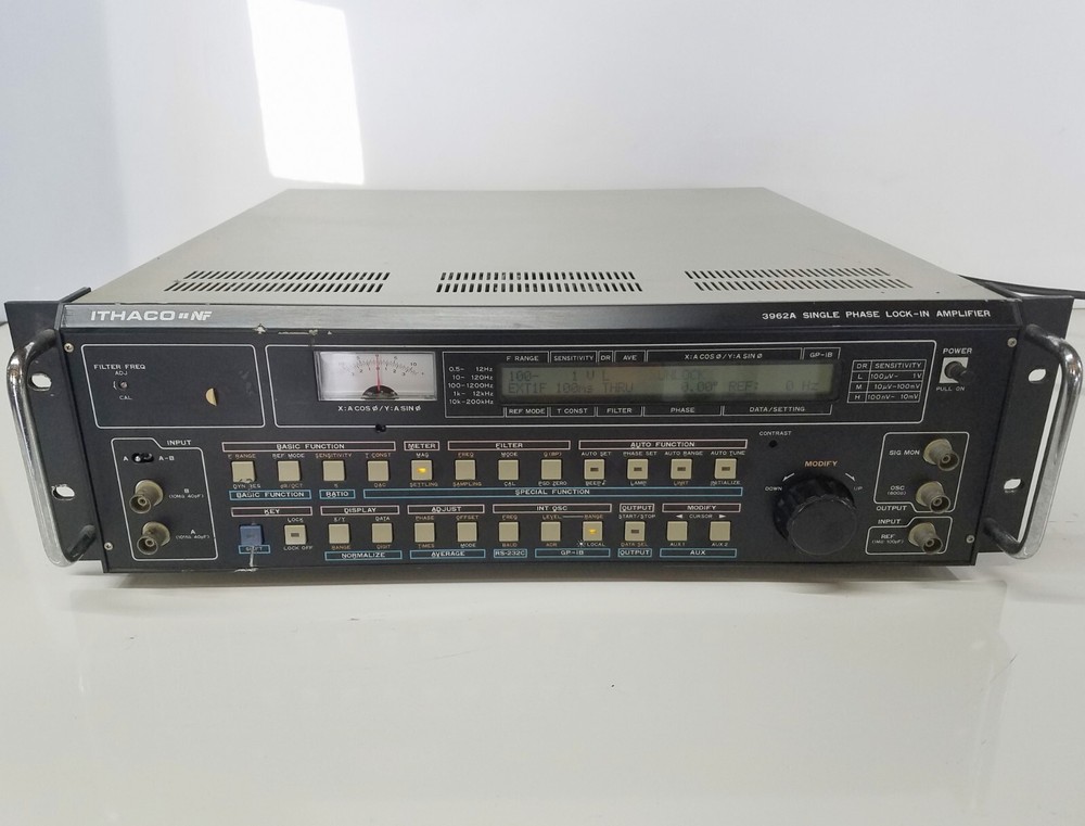 NICE! ~ Ithaco 3962A Single Phase Lock-In Amplifier #2 ~ Rack Mountable