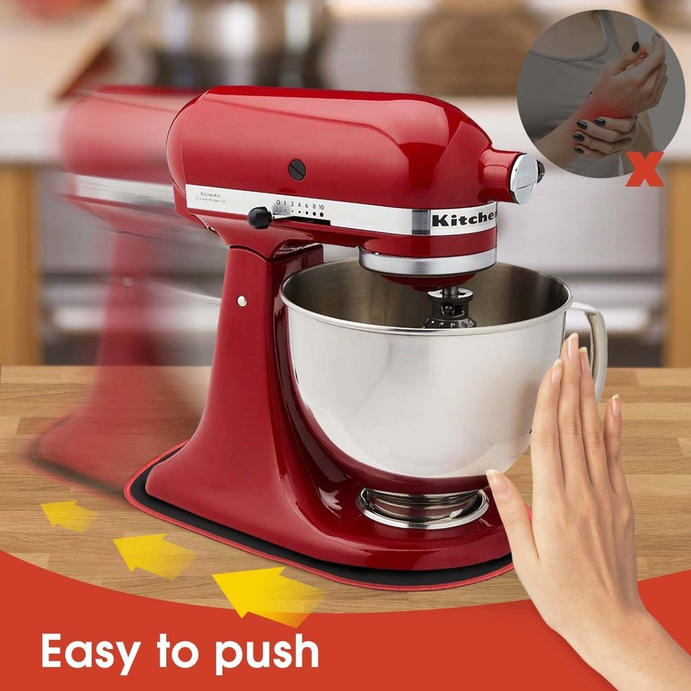 2 Pack Sliding Mat for Kitchenaid Mixer Stand Slider Compatible...