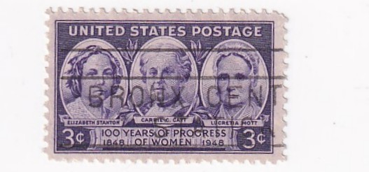 STAMP US SCOTT 959 "Stanton, Catt & Mott" 3 CENT 1948 USED FANCY CANCEL - D