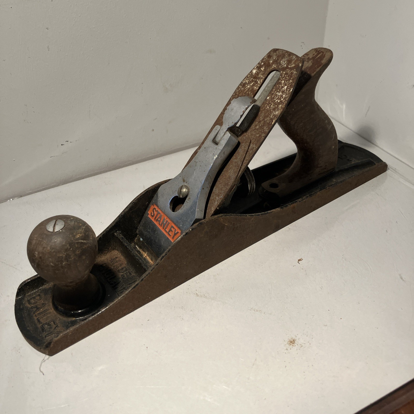 VINTAGE STANLEY BAILEY No 5 HAND PLANE made in England
