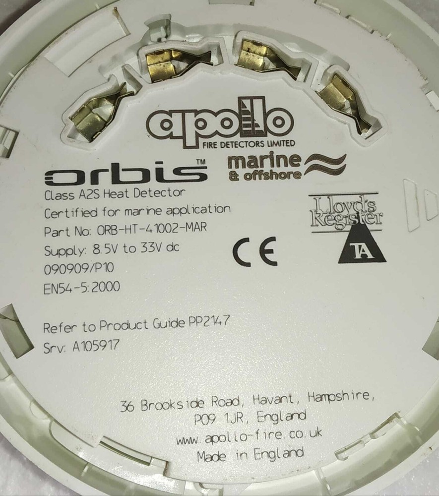 APOLLO ORB-HT-41002-MAR ORBIS CLASS A2S HEAT DETECTOR