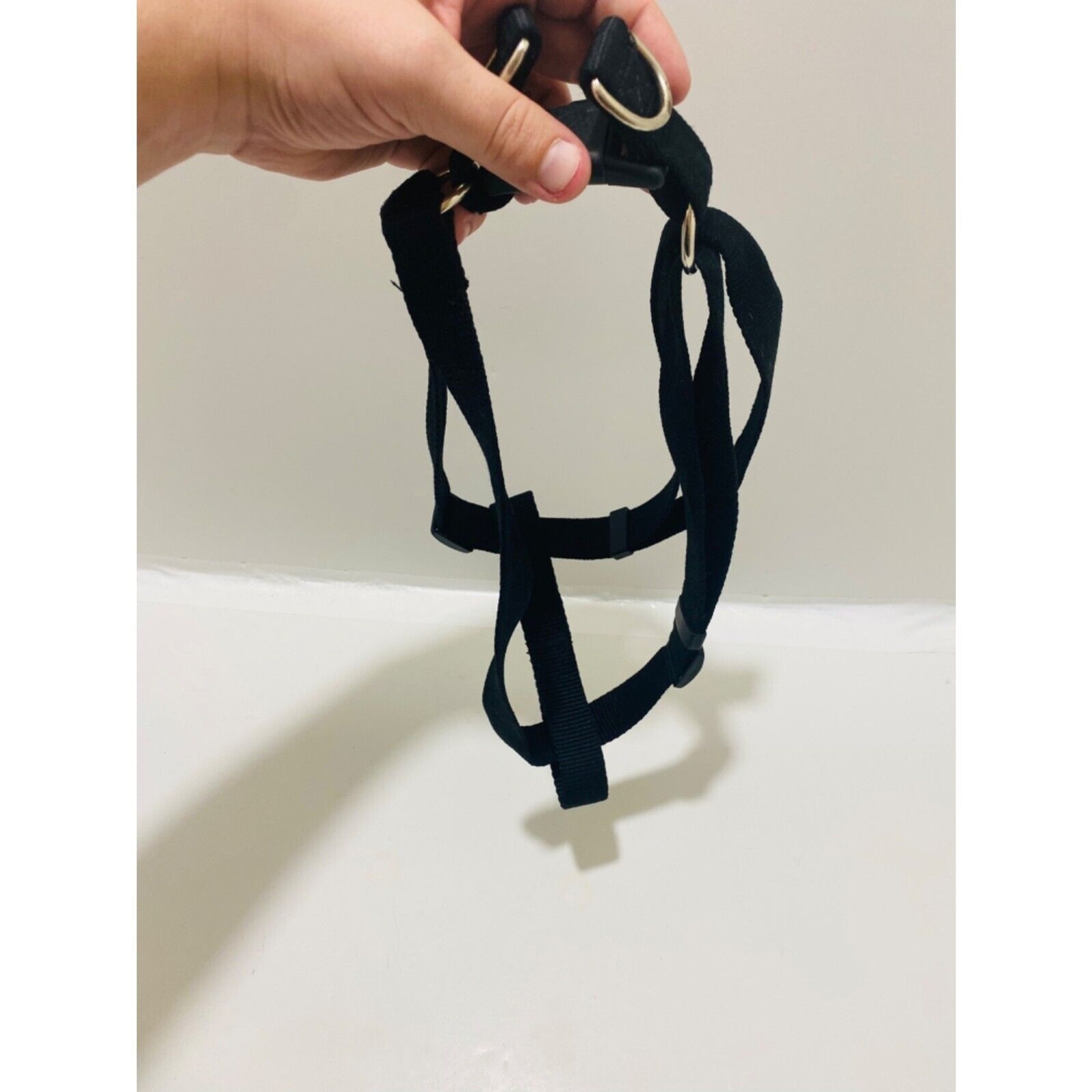 Comfortable Dog Walking Harness for Walks and To Secure Pet Black Medium Size