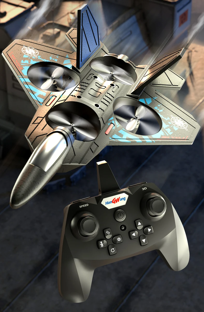F22 Raptor Drone Remote Control Stunt Plane - Easy to Fly- L0712