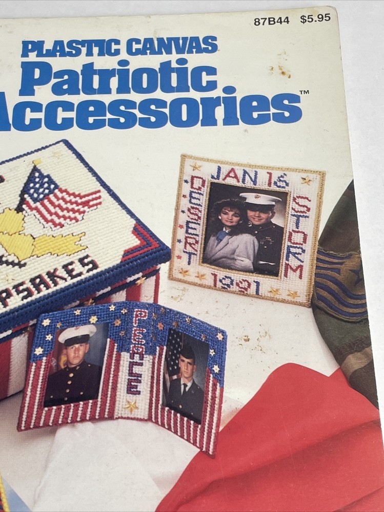 Annie's Attic Patriotic Accessories Plastic Canvas Pattern