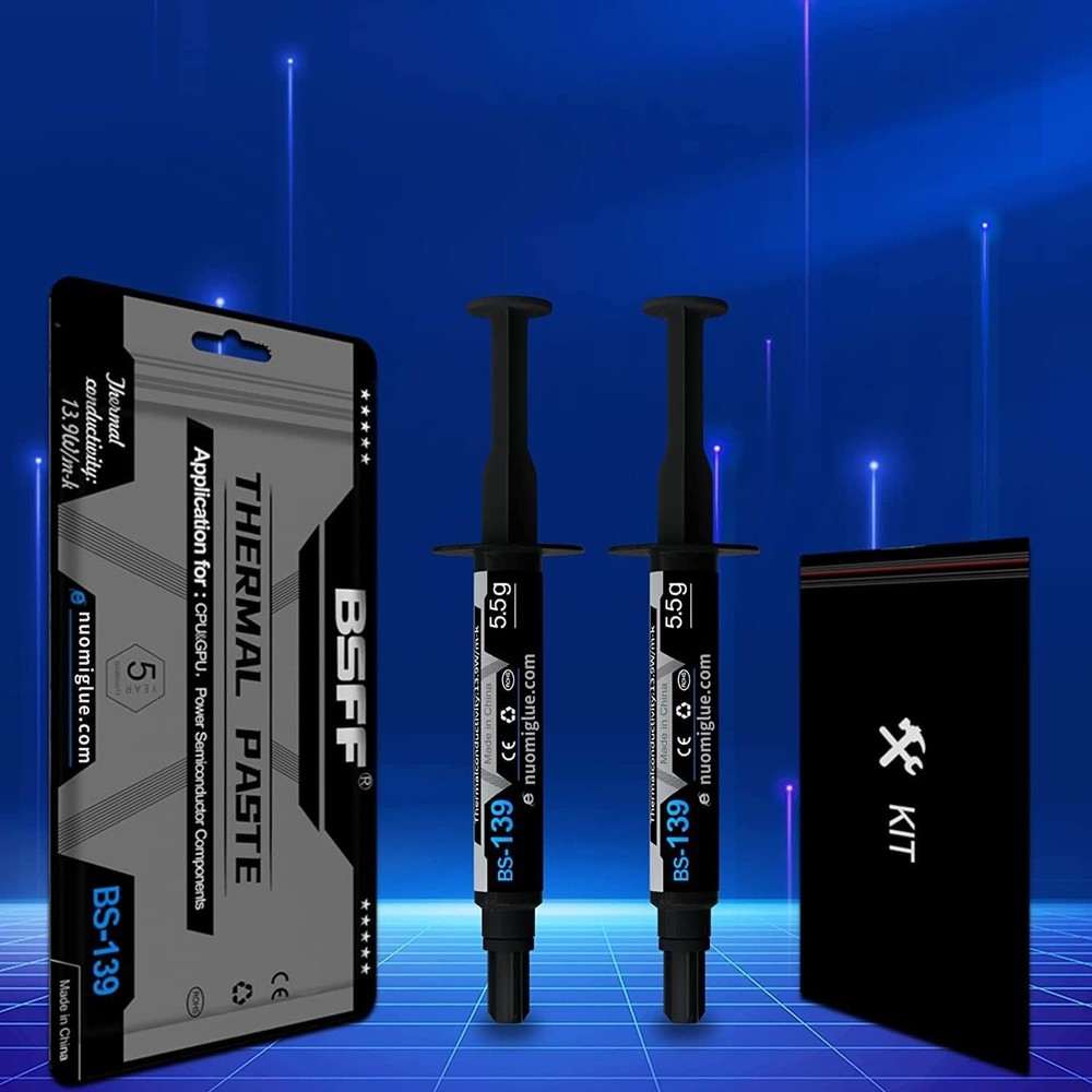 11g High-Performance Carbon Thermal Paste for CPU & GPU - Non-Conductive Safety