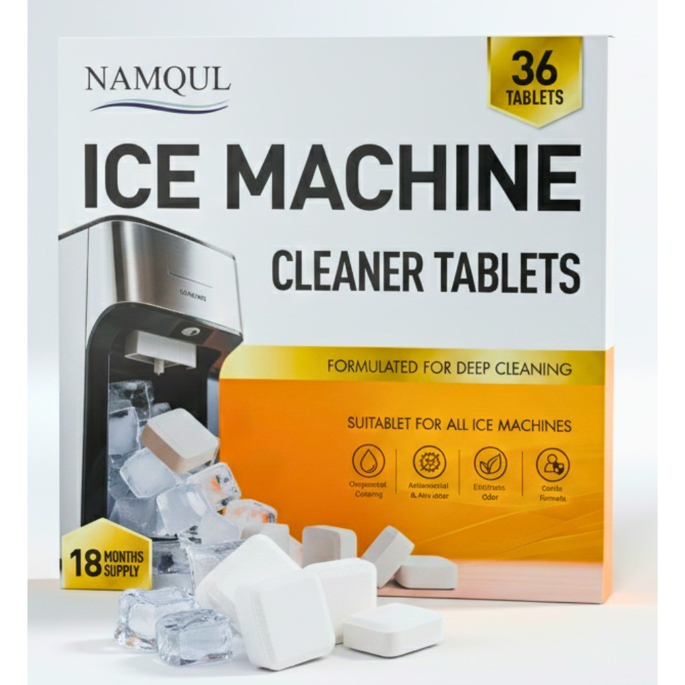 Ice Maker Cleaner & Descaler Tablets - 36 Pack Nickel-Safe Scale Remover