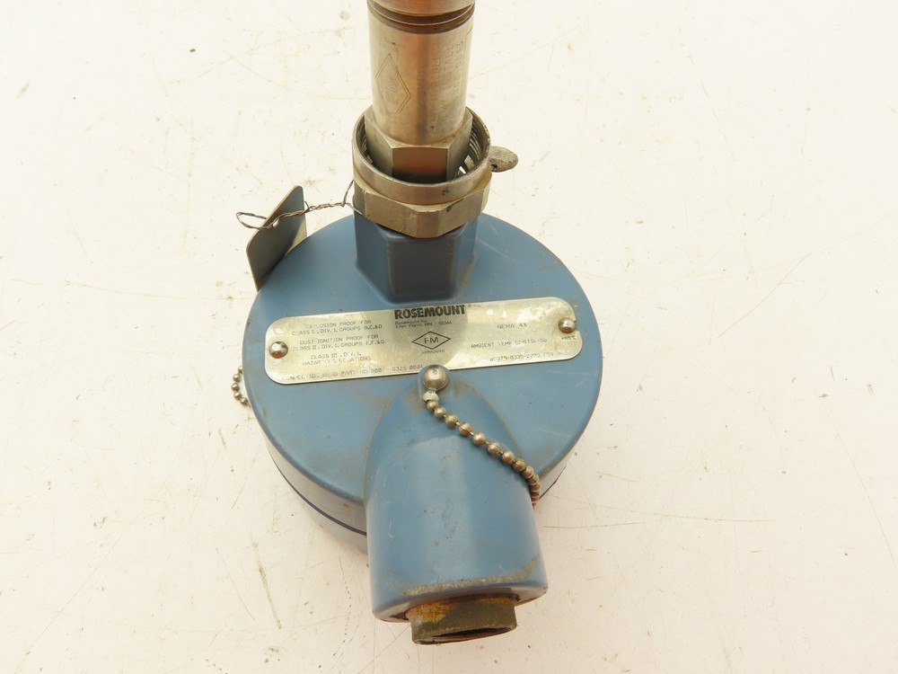 Rosemount 68 Temperature Sensor 12" Probe FM6-TE/TW-4360 Explosion Proof Head