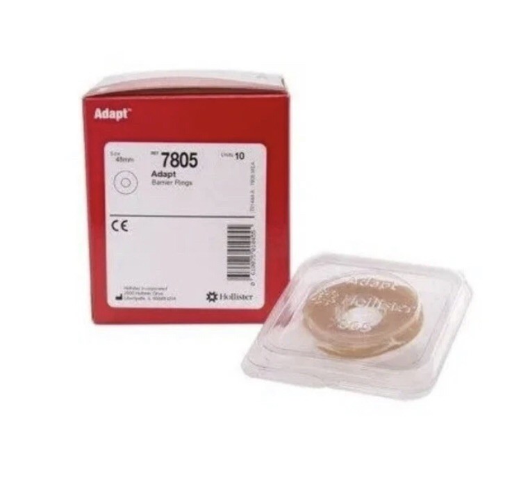 Hollister 7805 Adapt Barrier Rings Ostomy Colostomy Supplies Sealer FRESH 1 Box
