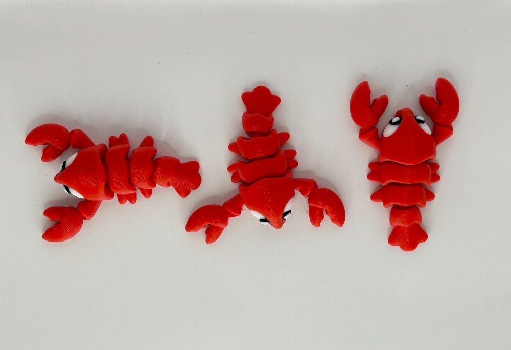 3D Printed Jiggle Pet Lobster