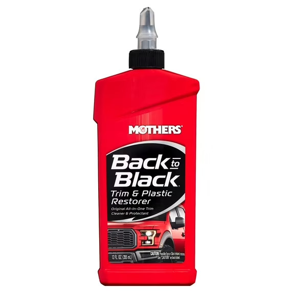 Mothers Back-to-Black Trim & Plastic Restorer, 12 oz.