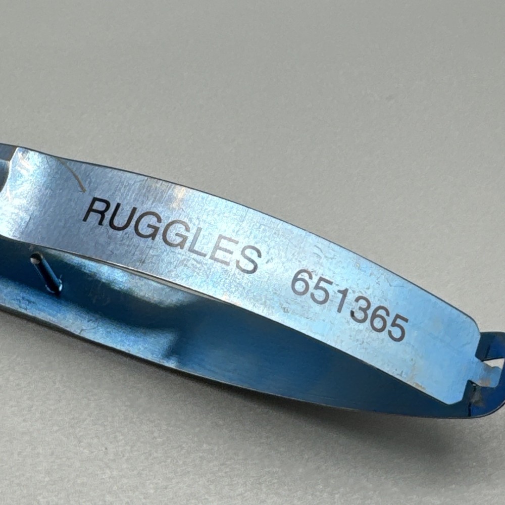 Integra Jarit Ruggles 651365 Micro Scissors, Titanium, Flat Handle Straight 6.5"