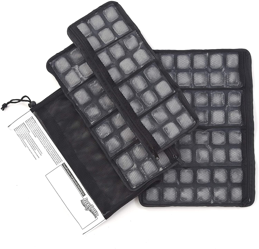 FlexiFreeze Ice Vest Replacement Panels, Black