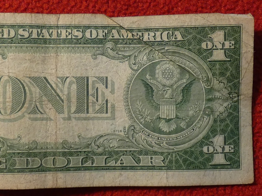 1935 E Silver Certificate $1 One Dollar Bill #3406