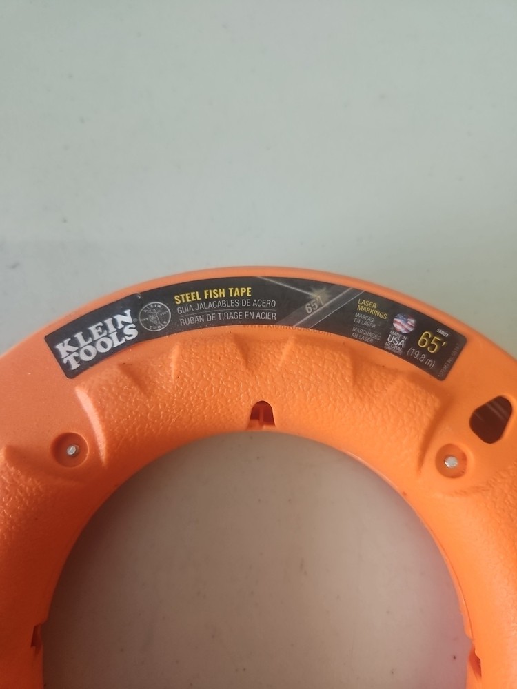 Klein Tools 65 ft. Steel Fish Tape, 1/8 in. Width