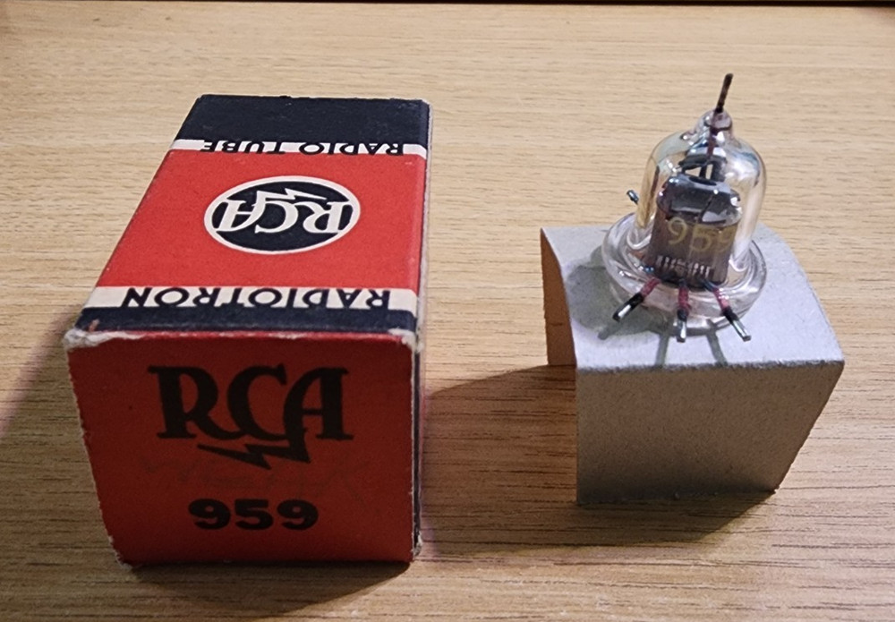 959 RCA Sharp-Cutoff Pentode Acorn Vacuum Tube - NOS