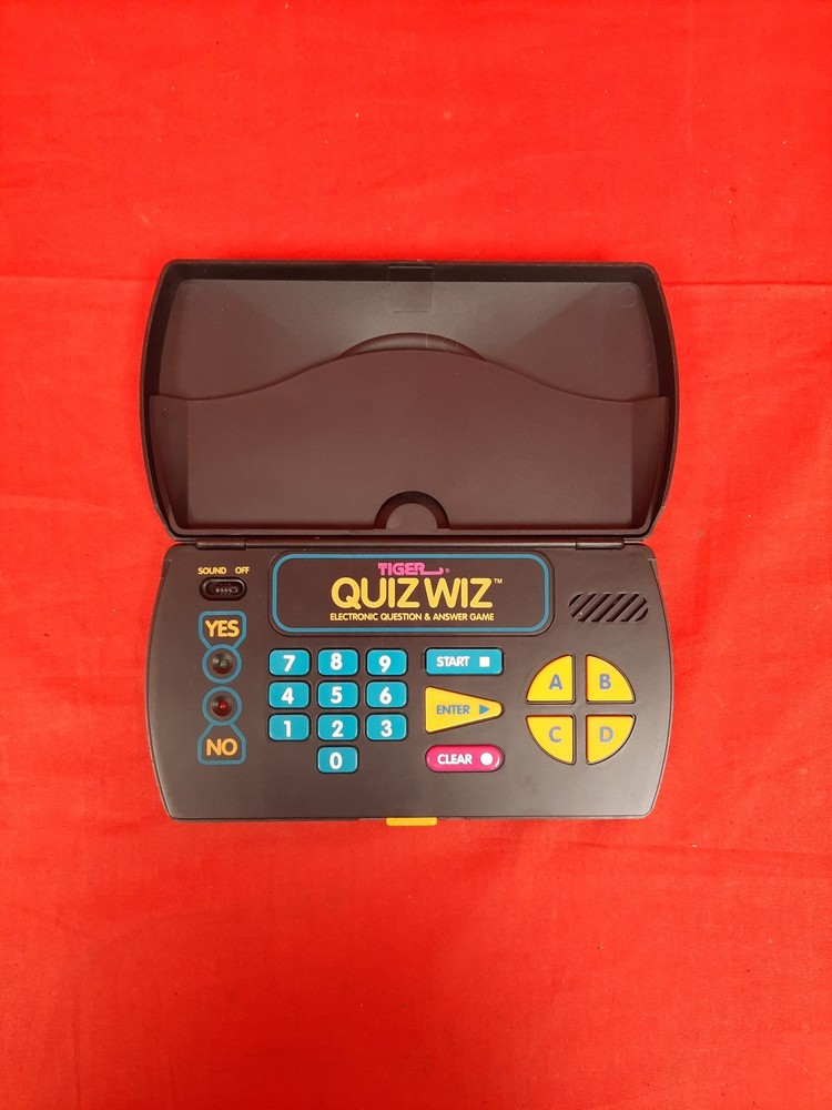 Quiz Wiz Tiger Electronics Question And Answer Game Toy 8201