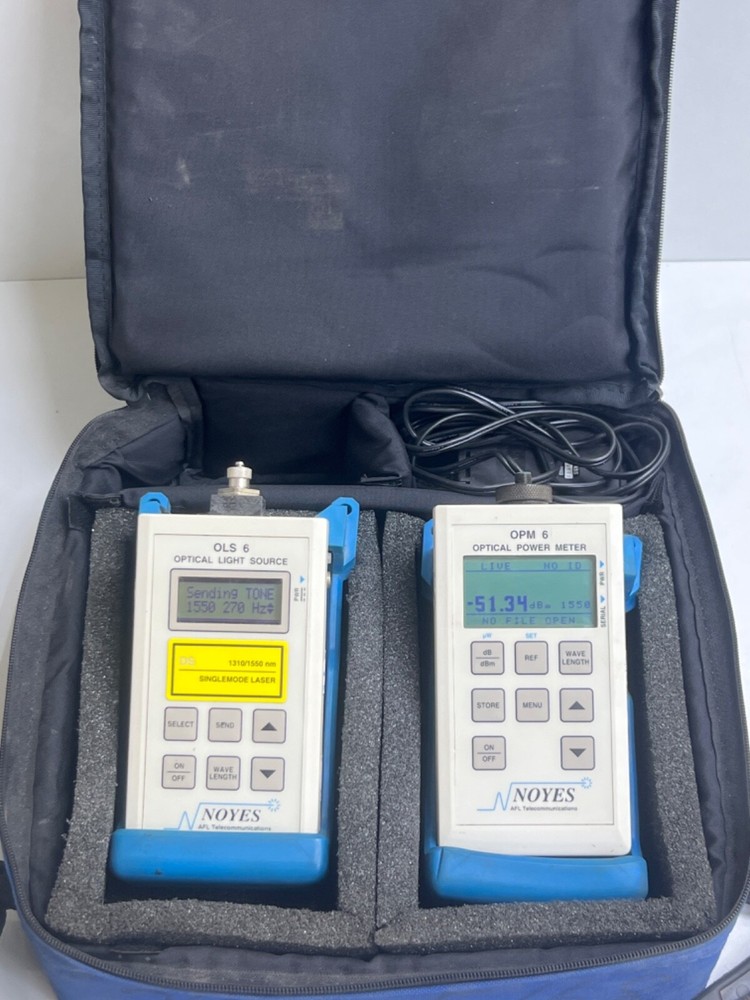 Noyes OLS6 Optical Light Source & OPM6 Power Meter