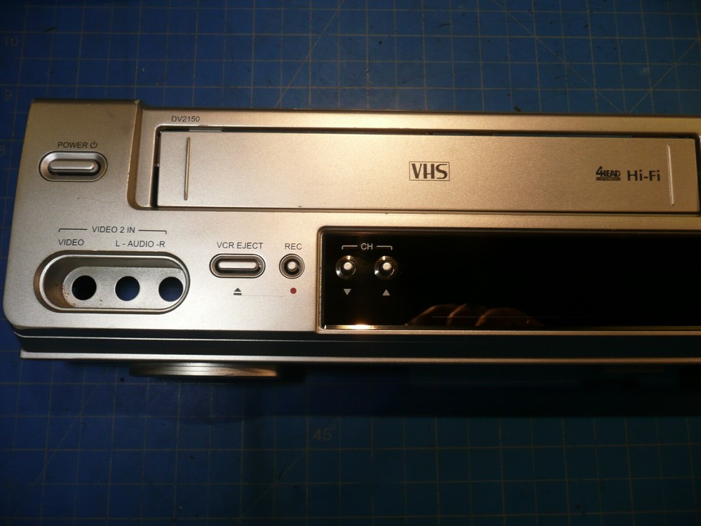 Go Video DV2150 VCR/DVD Combo Replacement Parts Front Face Panel Plate