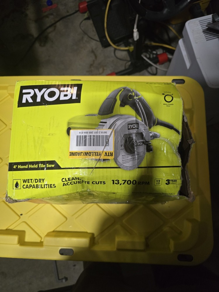 (Used) RYOBI "4" HAND HELD TILE SAW.
