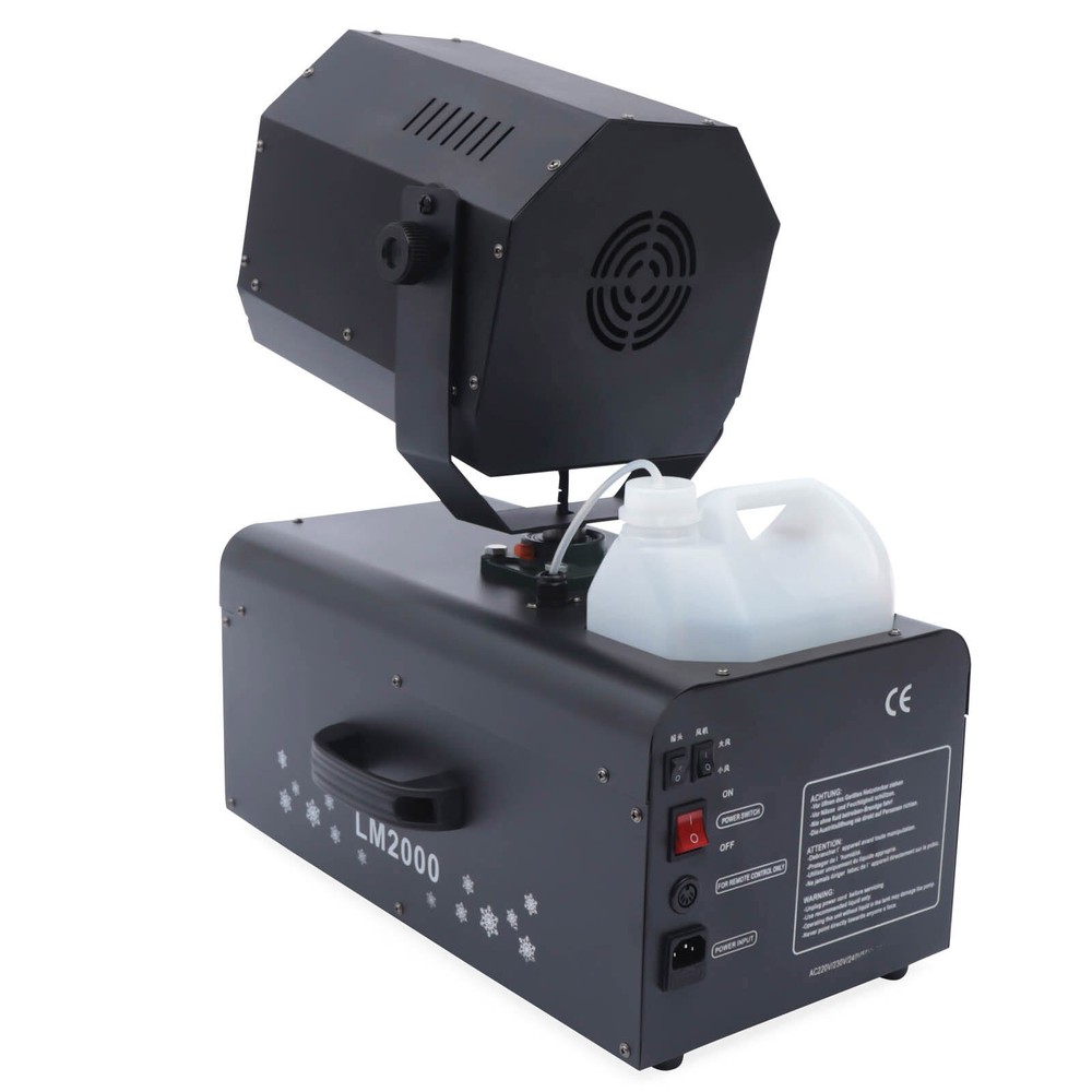 Stage Effect Snowflake Machine Snow Spraying Snow Maker Blowing Machine 2000W