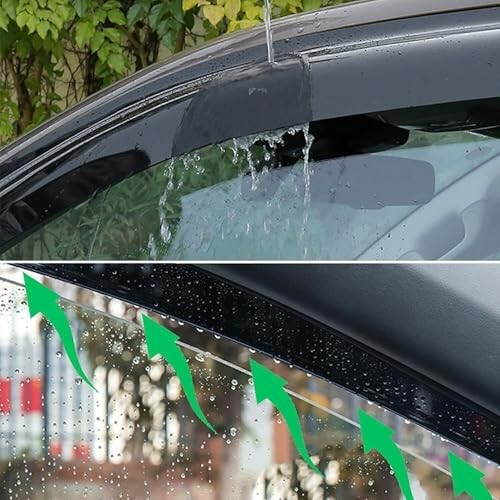 Original 4pcs Vent Window Wind Deflector Compatible For Mazda CX9 2007-2015